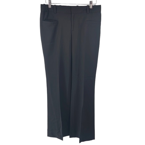 Club Monaco wool blend pants trousers wide leg black sz 6 career dress pants - Picture 1 of 8